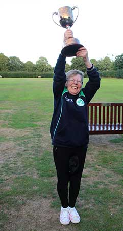 Blanche Rutland RIP with Senior Cup 2018