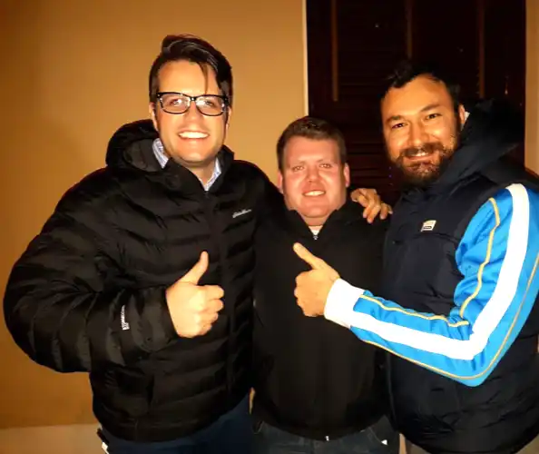 Kerry Cricket Club Captains celebrating victory 2018