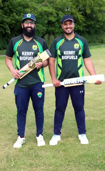 Qassim Mohammed 119 and Awais Saghir 132 take a bow after the 1st XI win on 4th May 2025