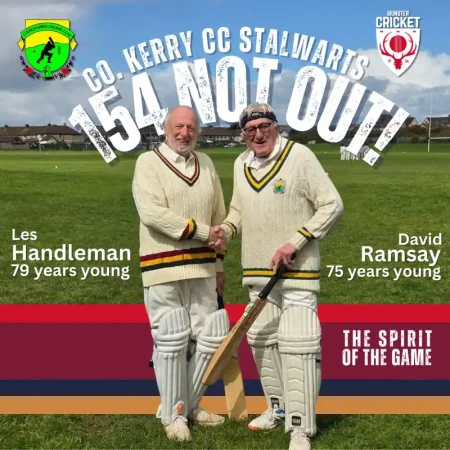 kerry-stalwarts-handleman-ramsay-sm Kerry CC Stalwarts Joe Handleman and Dave Ramsay - 154 Not Out!